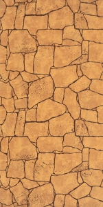 Листовая панель МДФ с тиснением «Камень Алатау коричневый»