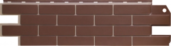 Фасадная панель Steindorf «Кирпич коричневый»