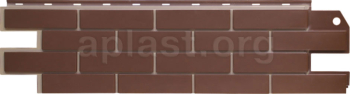Фасадная панель SteinDorf кирпич коричневый